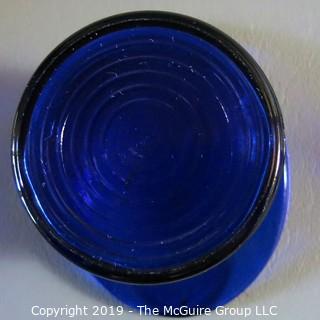 Assortment of Blue Art Glass