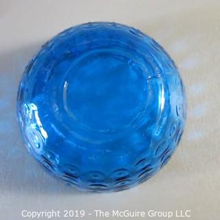 Assortment of Blue Art Glass