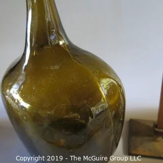 Assorted EAPG Amber-Brown Bottles EMBOSSED see all photos