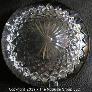 Two Crystal Ash Trays incl Cut-Crystal WATERFORD marked