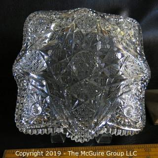 EAPG Rectangular Candy Dish ~7"