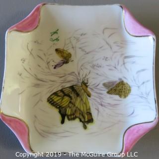 German Fine China 2 plates Butterflys