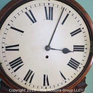 Large Unmarked Circular Wall Clock