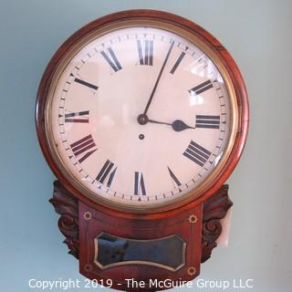 Large Unmarked Circular Wall Clock