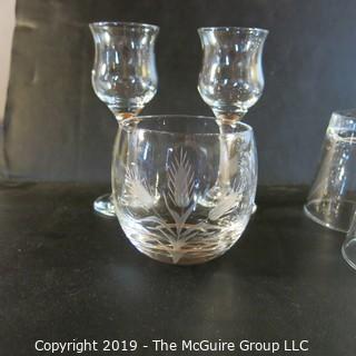 Mixed Glassware x12  incl x5 Libby 