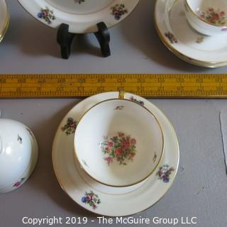 Limoge Cups & Saucers by Chastagner - Pattern Numbered