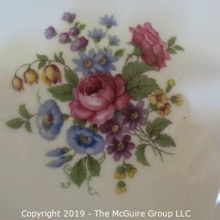 China Plates - Bavarian - x3 'The Queenrose" pattern