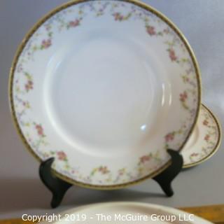 Haviland Limoges Ivory China x3 "Spa" pattern