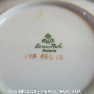 Fine China - Mixed Plate Cup and Saucers - Bavaria, Royal Albert, CZ 