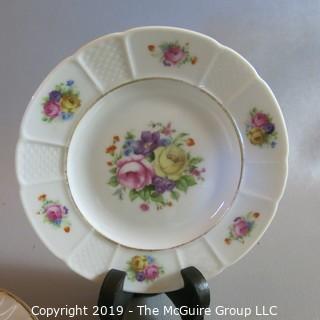 Fine China - Mixed Plate Cup and Saucers - Bavaria, Royal Albert, CZ 