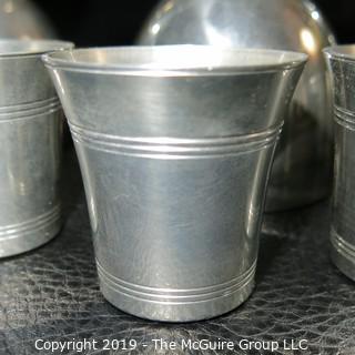 Pewter Cups x11 - Engraved - Commemorative - Striff - Sheffield