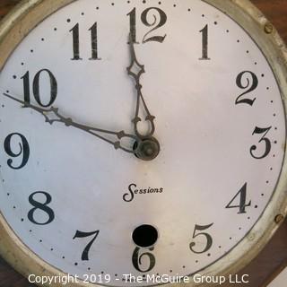 Large marked Octagonal Wall Clock