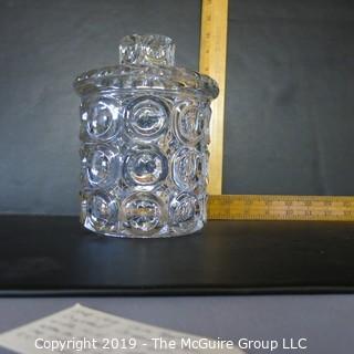 Crystal: Biscut Jar w/ Lid