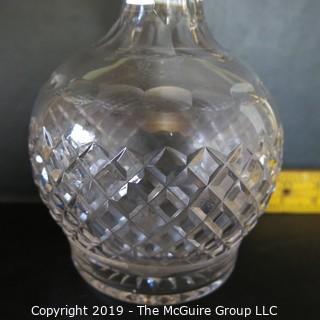 Crystal: Cut Crystal Decanter w/ parisol stopper