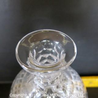 Crystal: Cut Crystal Decanter w/ parisol stopper