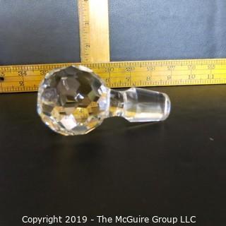 Crystal: Cut Crystal Decanter w/ Stopper  WATERFORD