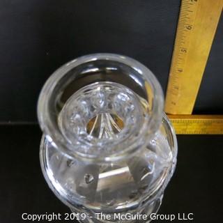 Crystal: Cut Crystal Decanter w/ Stopper  WATERFORD