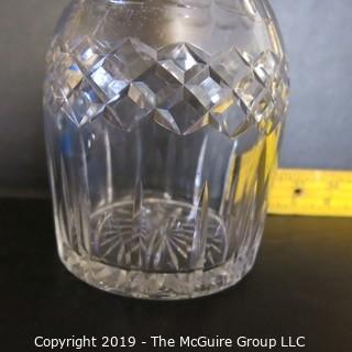 Crystal: Cut Crystal Decanter w/ stopper LOOK