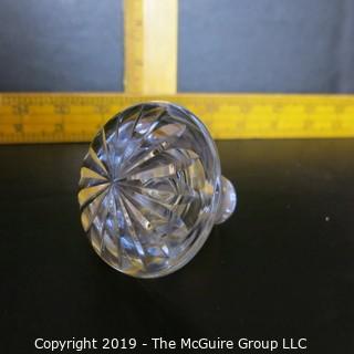 Crystal: Cut Crystal Decanter w/ stopper LOOK