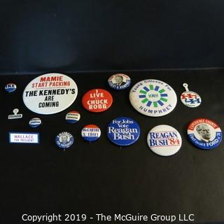 Historical: Political: Campaign Buttons : Mamie