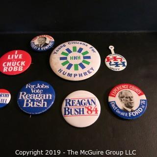 Historical: Political: Campaign Buttons : Mamie