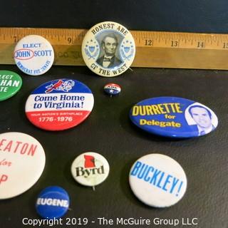 Historical: Political: Campaign Buttons : Abe