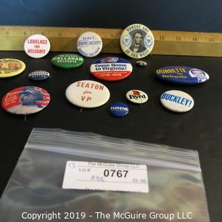 Historical: Political: Campaign Buttons : Abe