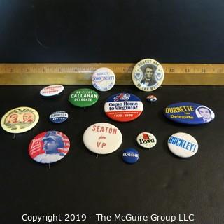 Historical: Political: Campaign Buttons : Abe