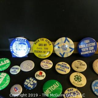 Historical: Political: Campaign Buttons : Lillis