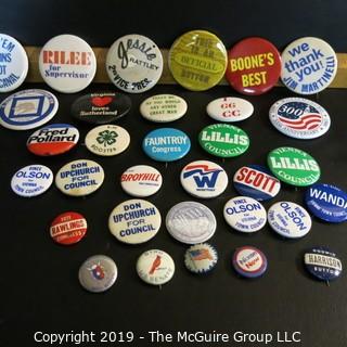 Historical: Political: Campaign Buttons : Official Button