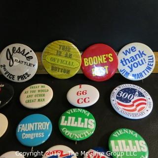 Historical: Political: Campaign Buttons : Official Button