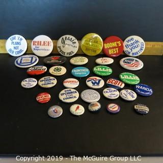 Historical: Political: Campaign Buttons : Official Button