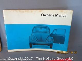 Collection of Vintage auto manuals 