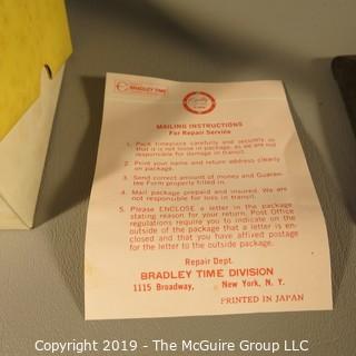 Historical: Political: SWAG: 1973 "New Majority" Republicals: Bradley Travel Alarm (NEW) in original box