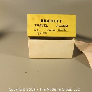 Historical: Political: SWAG: 1973 "New Majority" Republicals: Bradley Travel Alarm (NEW) in original box