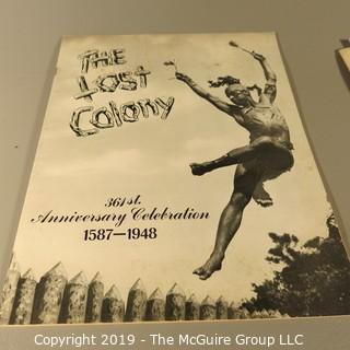 Ephemera: Historical: Program from production of "The Lost Colony" 1948 + prints