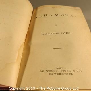 Book: Vintage: Historical: Washington Irving - x5 various titles - some with condition issues