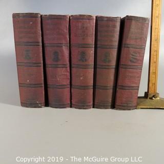 Book: Vintage: Historical: Washington Irving - x5 various titles - some with condition issues