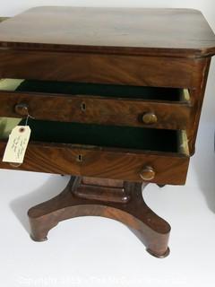 Furniture: Vintage: Antique: Multidrawer Table (see all photos)