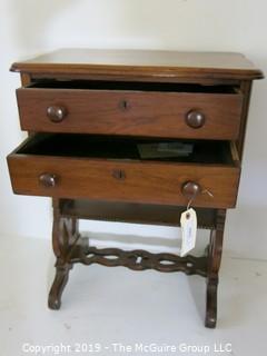 Furniture: Vintage: Antique: Multidrawer  Bedroom Table (see all photos)