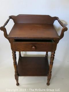 Furniture: Vintage: Antique: Single drawer  Bedroom Table (see all photos)