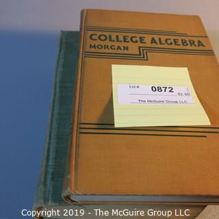 Book: Vintage: College: Algebra & Physics