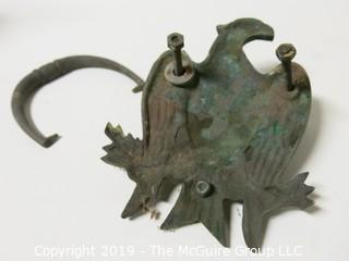 Collectible: Antique: Vintage Eagle Form door knocker; 8"T