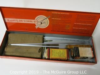 Vintage Marbles's Gun Cleaning Kit; metal box