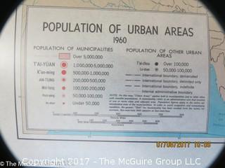 Political Maps of China; circa 1960