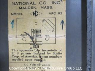 M-C RCA Frequency Oscillator; made by National Co., Inc., Malden, MASS