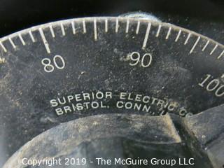 M-C Variac 200C Transformer made by Superior Electric Company, Bristol, Conn.