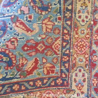 Collectible: Antique: Textile: Oriental Rug: Large 90x118