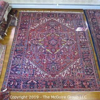 Collectible: Antique: Textile: Oriental Rug: Large 89x108"