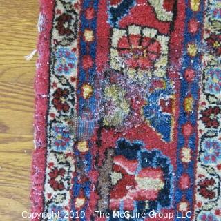 Collectible: Antique: Textile: Oriental Rug: Large 50x82" (TMG 707)